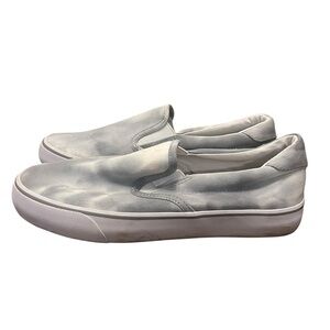 Lugz‎ Women’s Clipper Gray Tie Dye Canvas Slip-On Sneakers Size 9